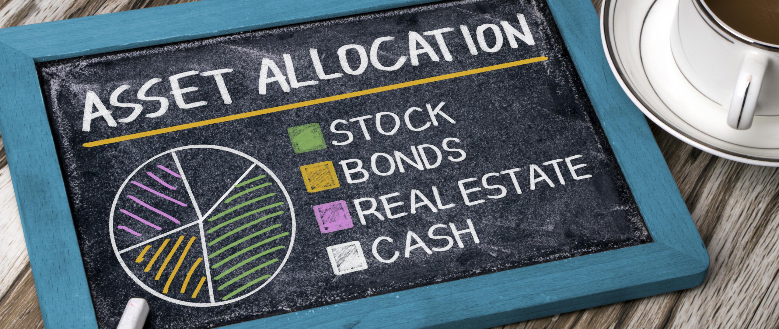 AD6F64~1 Chalkboard saying "Asset Allocation"